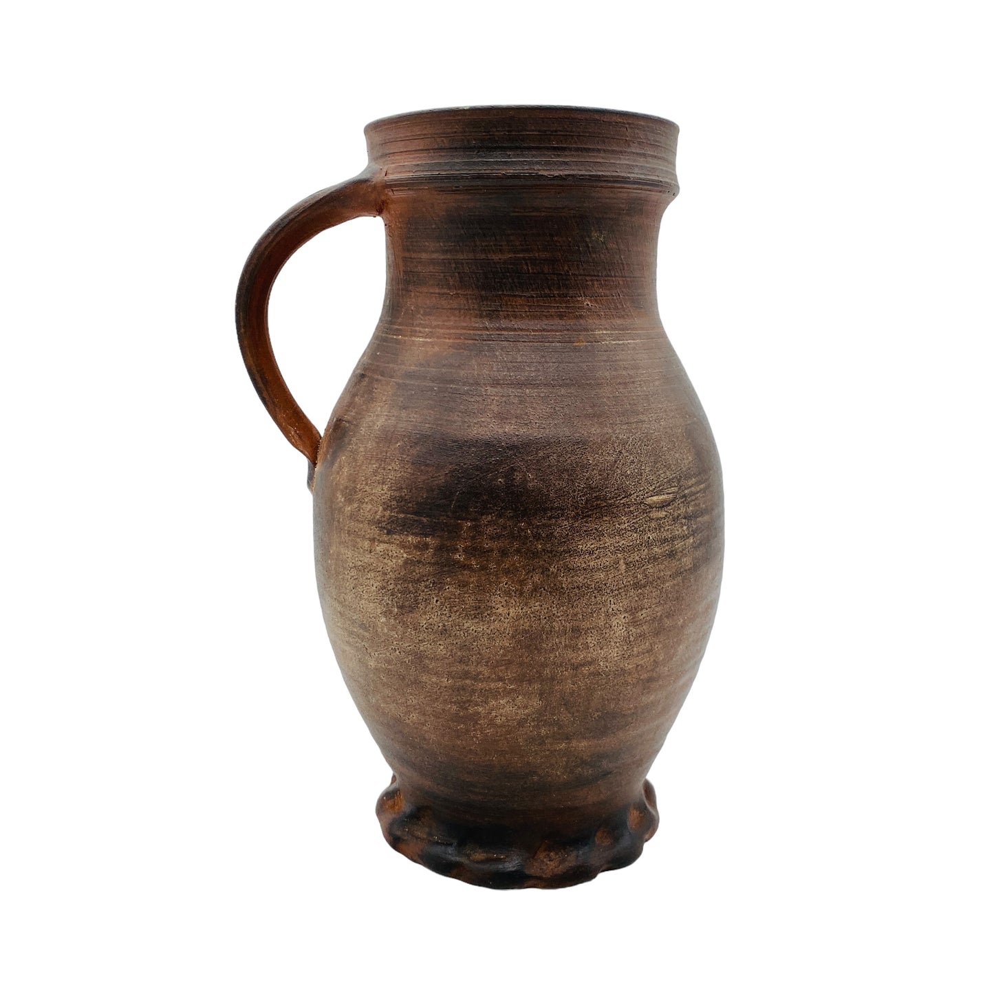 Keramikvase braun Henkelvase Vintage Dekoration 80er Jahre Keramik
