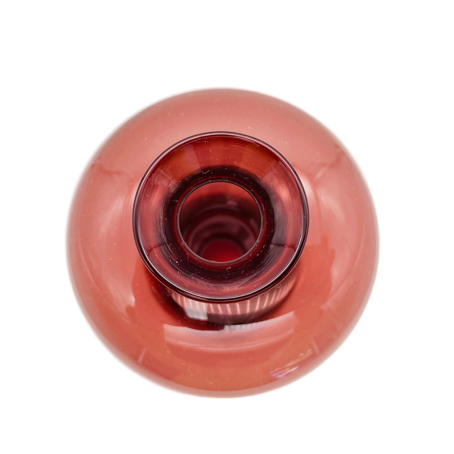 LAUSCHA Glasvase Vase Thüringen GDR DDR lila 60er 70er Jahre