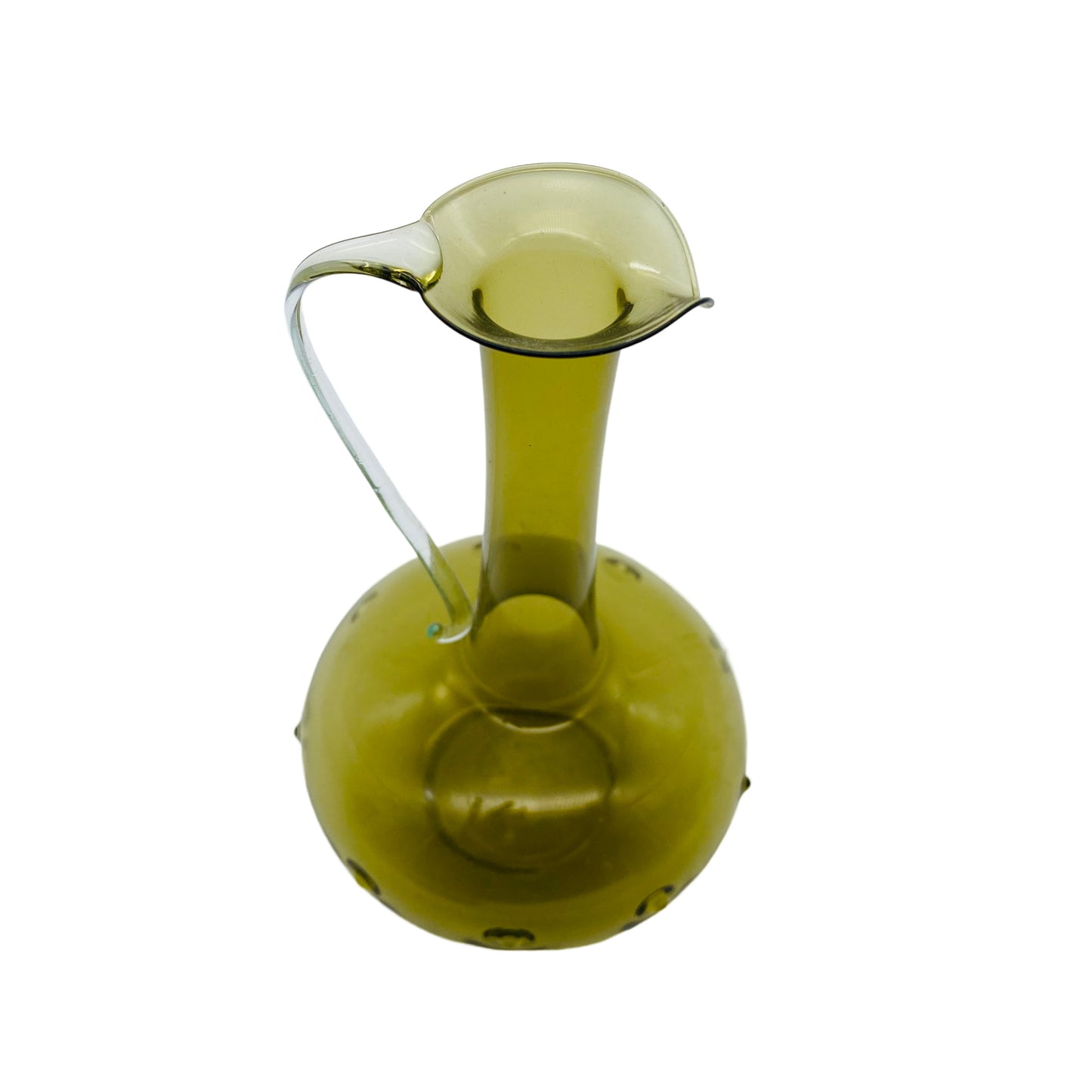 LAUSCHA Vase grün Henkelvase 50er 60er Jahre Mid Century