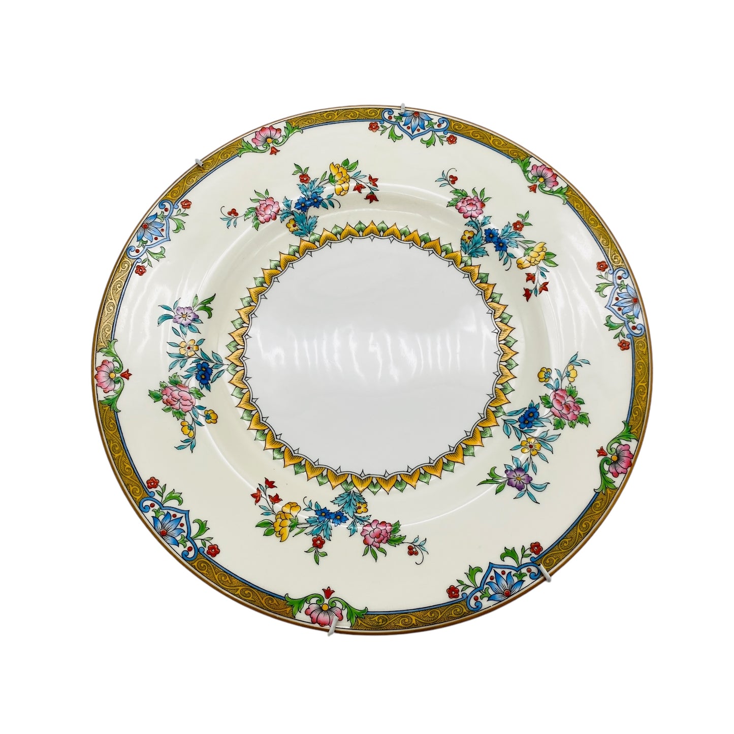 MINTON Porzellan England Wandteller 27 cm bemalt signiert Teller