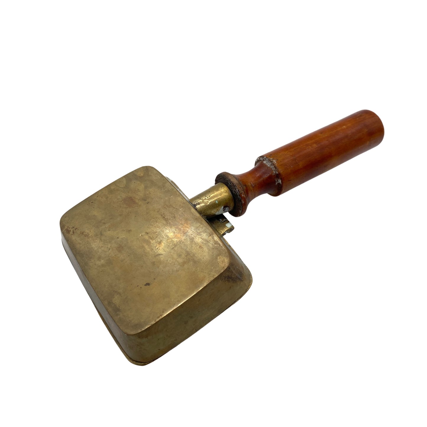 Messing Aschenbecher Ascher 40er 50er Jahre mit Klappdeckel Mid Century