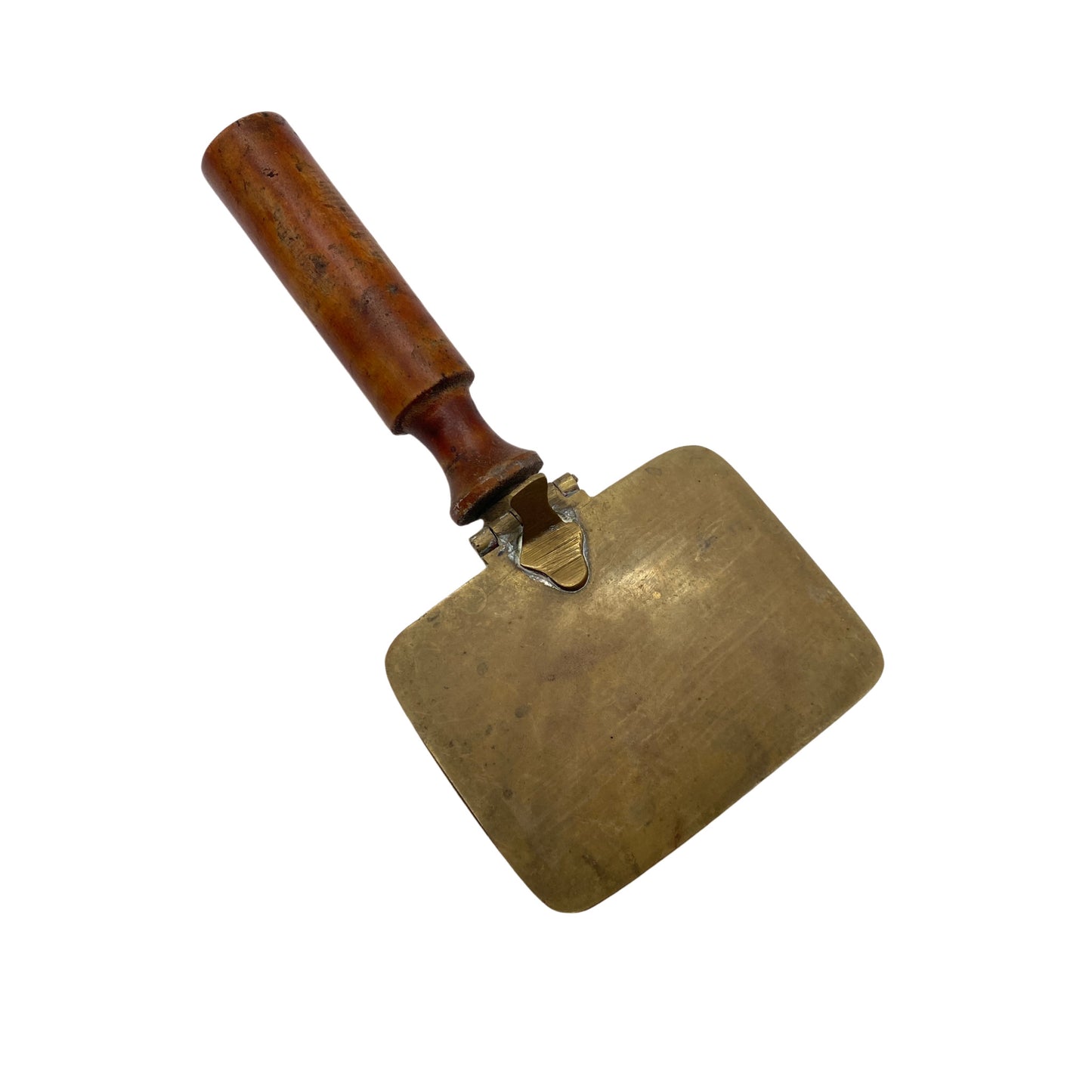 Messing Aschenbecher Ascher 40er 50er Jahre mit Klappdeckel Mid Century