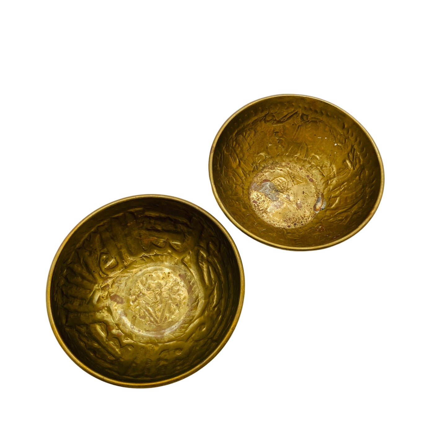 Messing Schalen Gebetsschalen Mid Century Set 50er 60er 70er Jahre