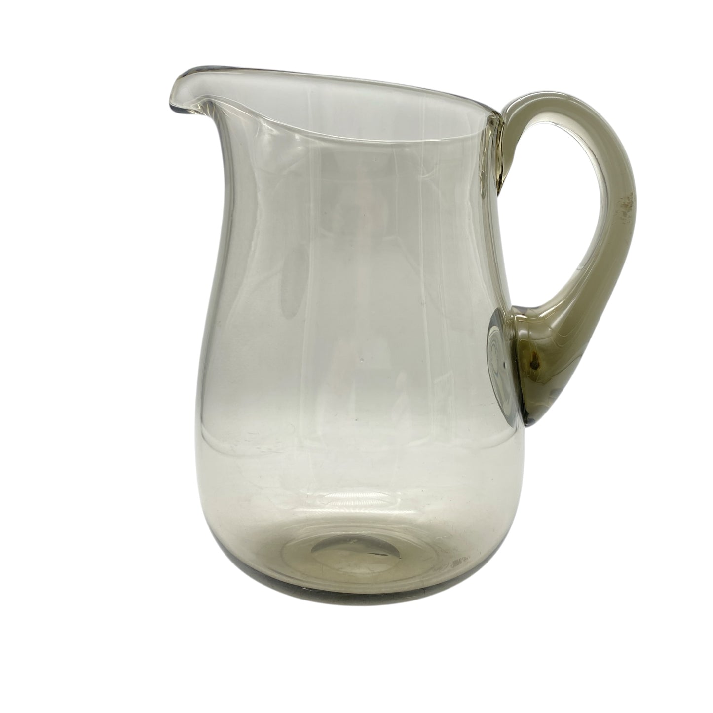 Mid Century Karaffe Rauchglas Krug aus Glas 50er 60er 70er Jahre Vintage Kanne