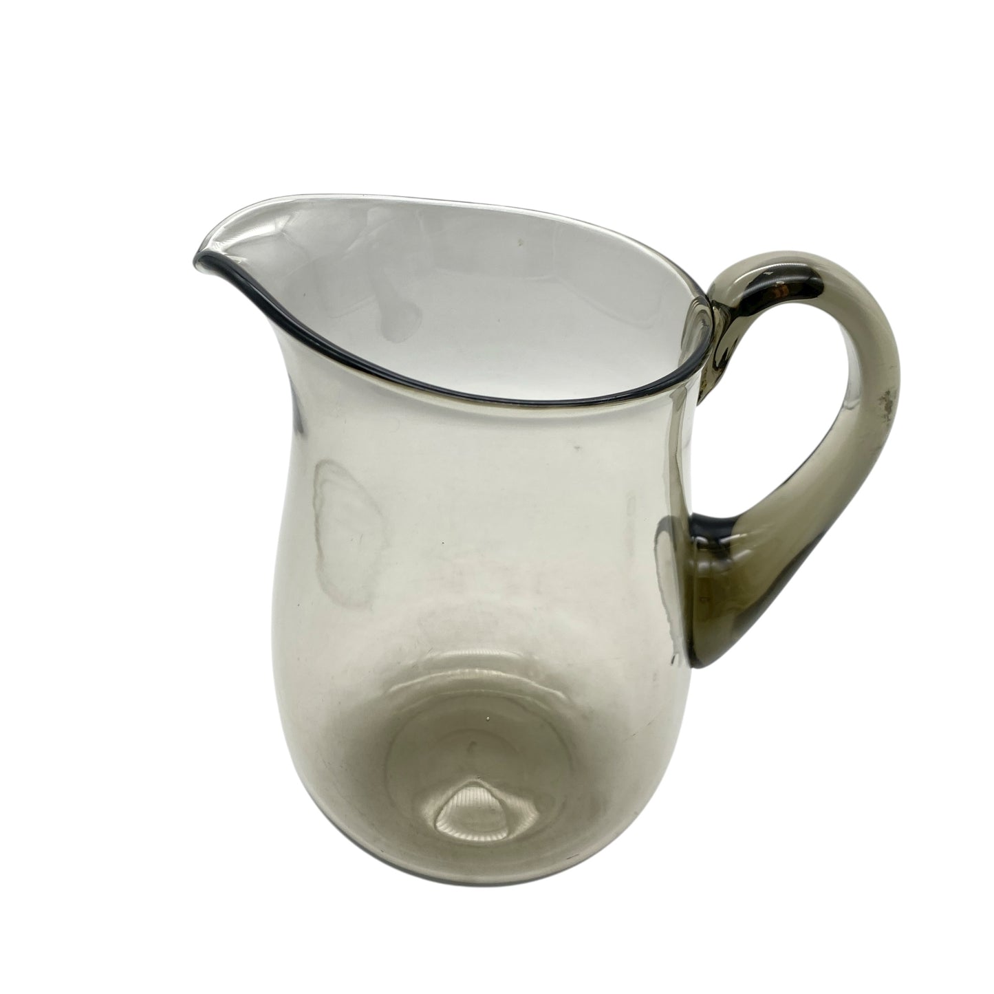 Mid Century Karaffe Rauchglas Krug aus Glas 50er 60er 70er Jahre Vintage Kanne