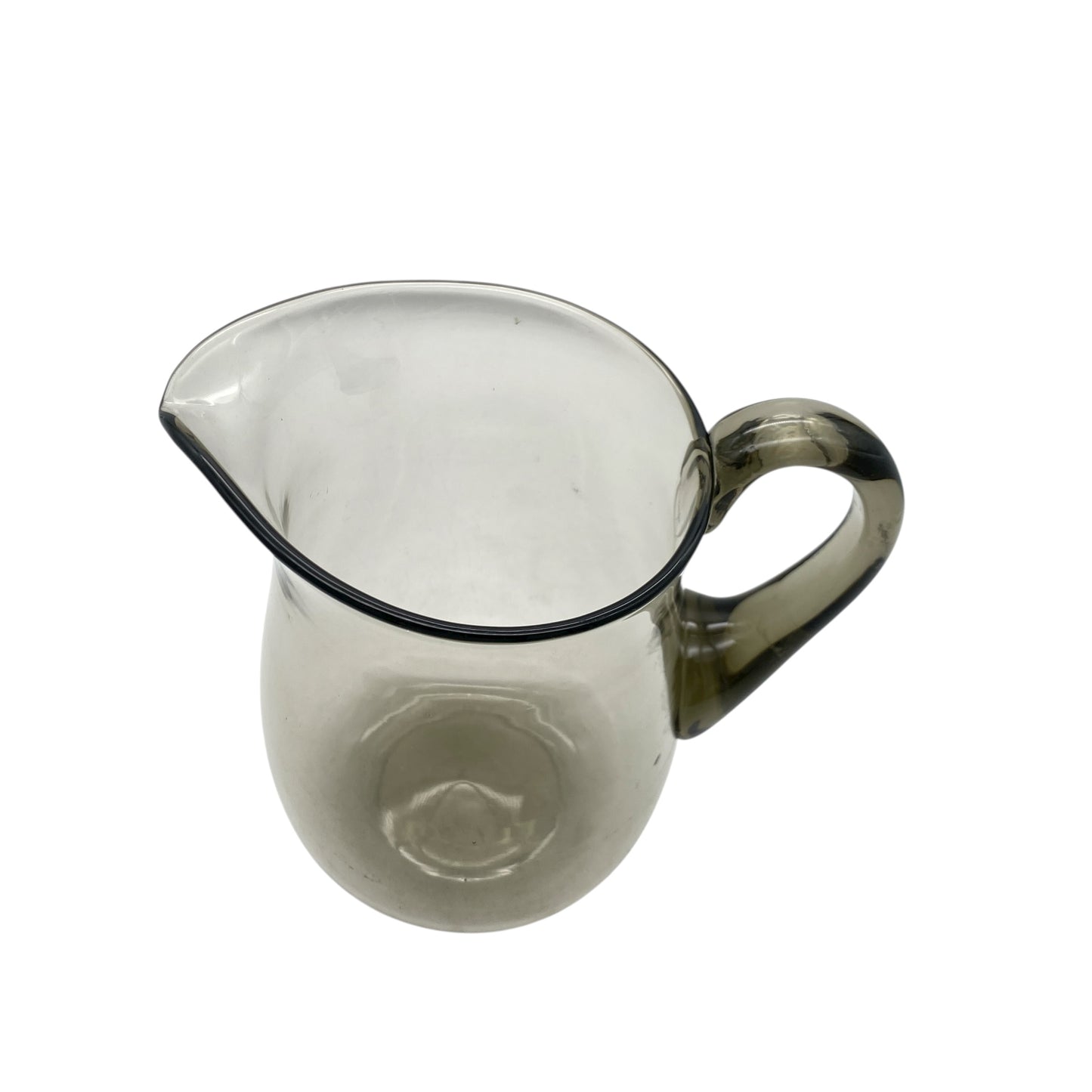 Mid Century Karaffe Rauchglas Krug aus Glas 50er 60er 70er Jahre Vintage Kanne