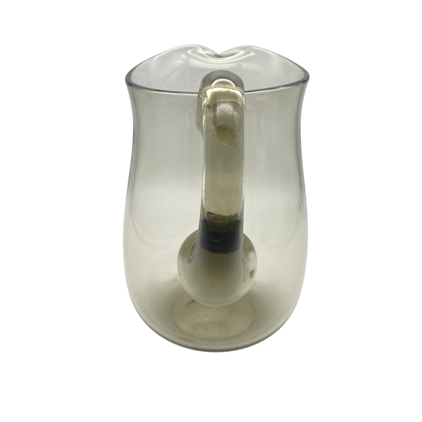 Mid Century Karaffe Rauchglas Krug aus Glas 50er 60er 70er Jahre Vintage Kanne
