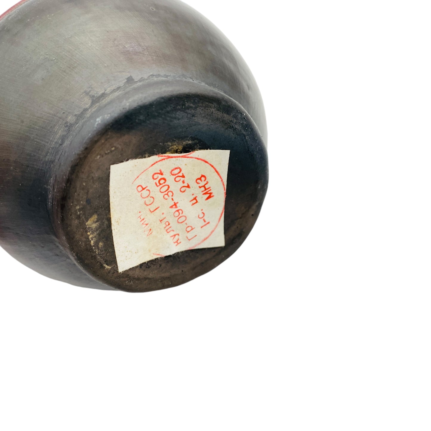 Mid Century Vase Keramik braun Rauten Dekor 60er 70er Jahre