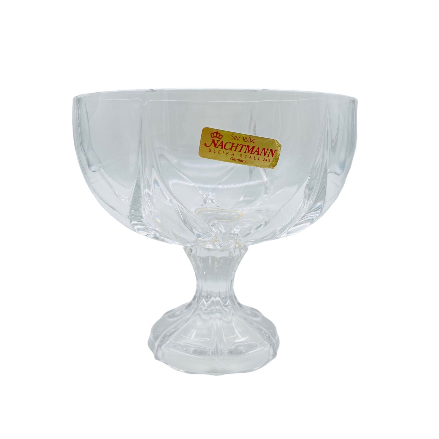 NACHTMANN Schale Pokalschale Bleikristall Glas Vintage 70er 80er