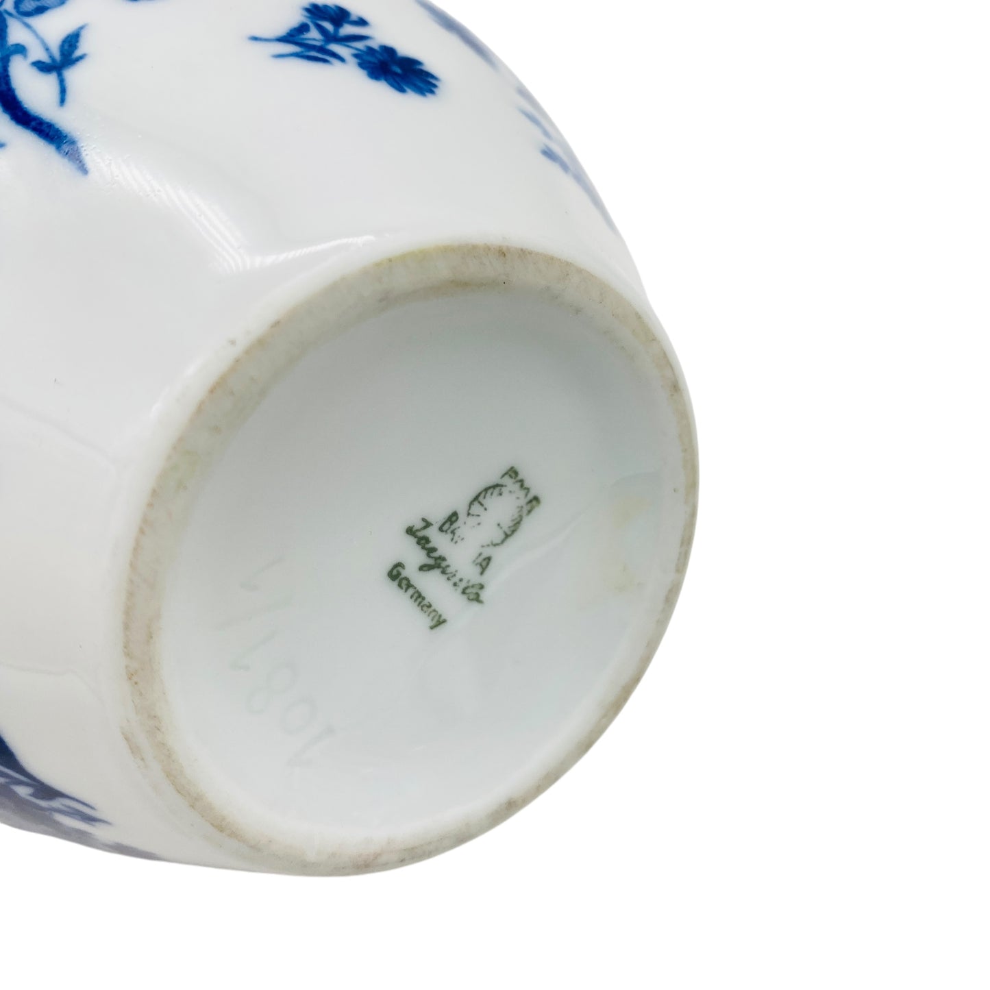 PMR Jaeger & Co. Bavaria Vase mit Rosendekor Goldrand Nr. 1081/1 Germany