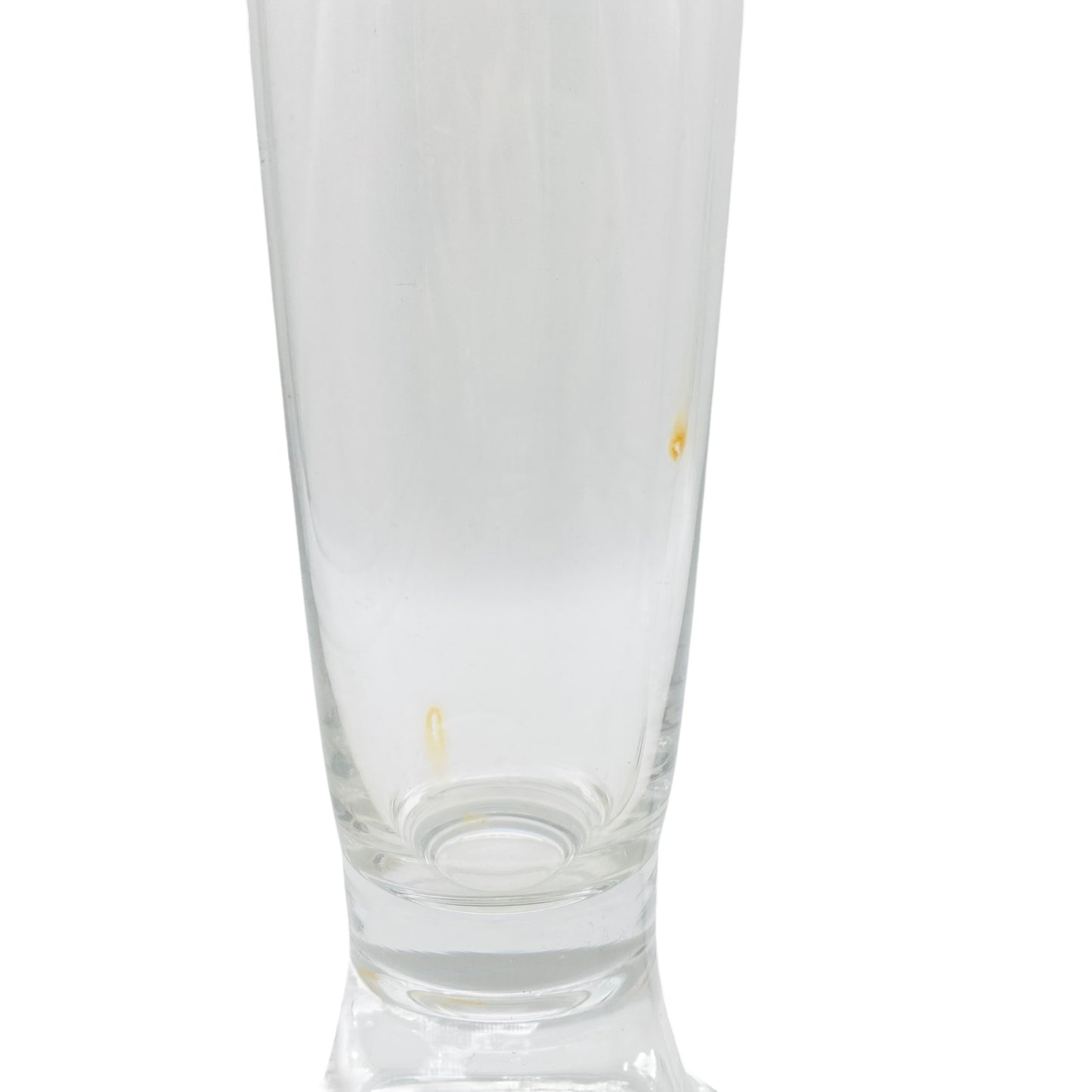 Paar Vasen transparent Glas Vintage 70er Jahre