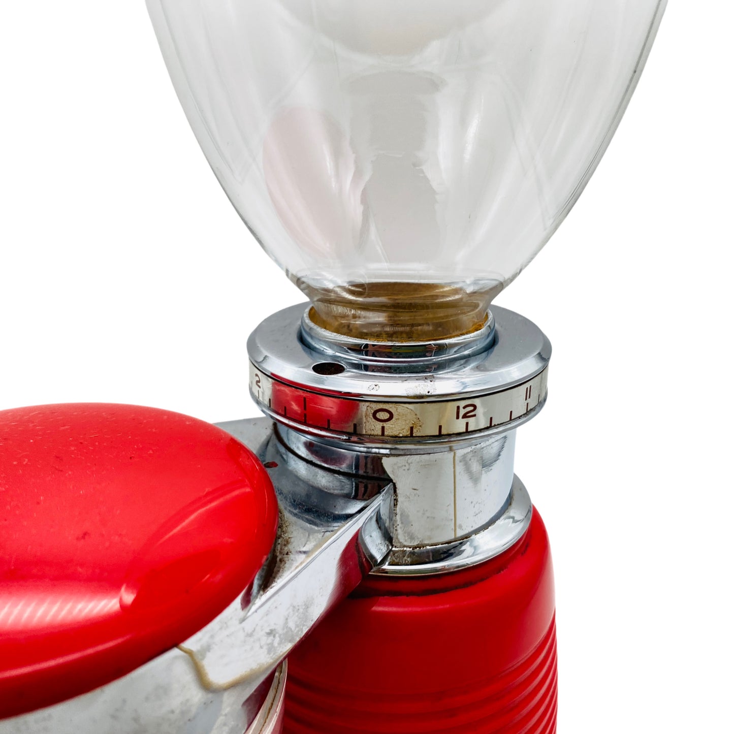 QUICK MILL Monza OMBRE Kaffeemühle ITALY Mühle 50er 60er rot