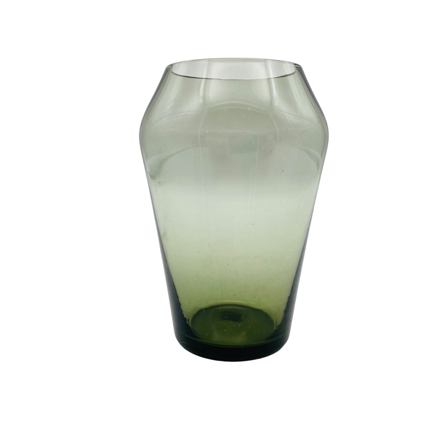 Rauchglas Vase Blumenvase Mid Century 50er 60er Dekoration