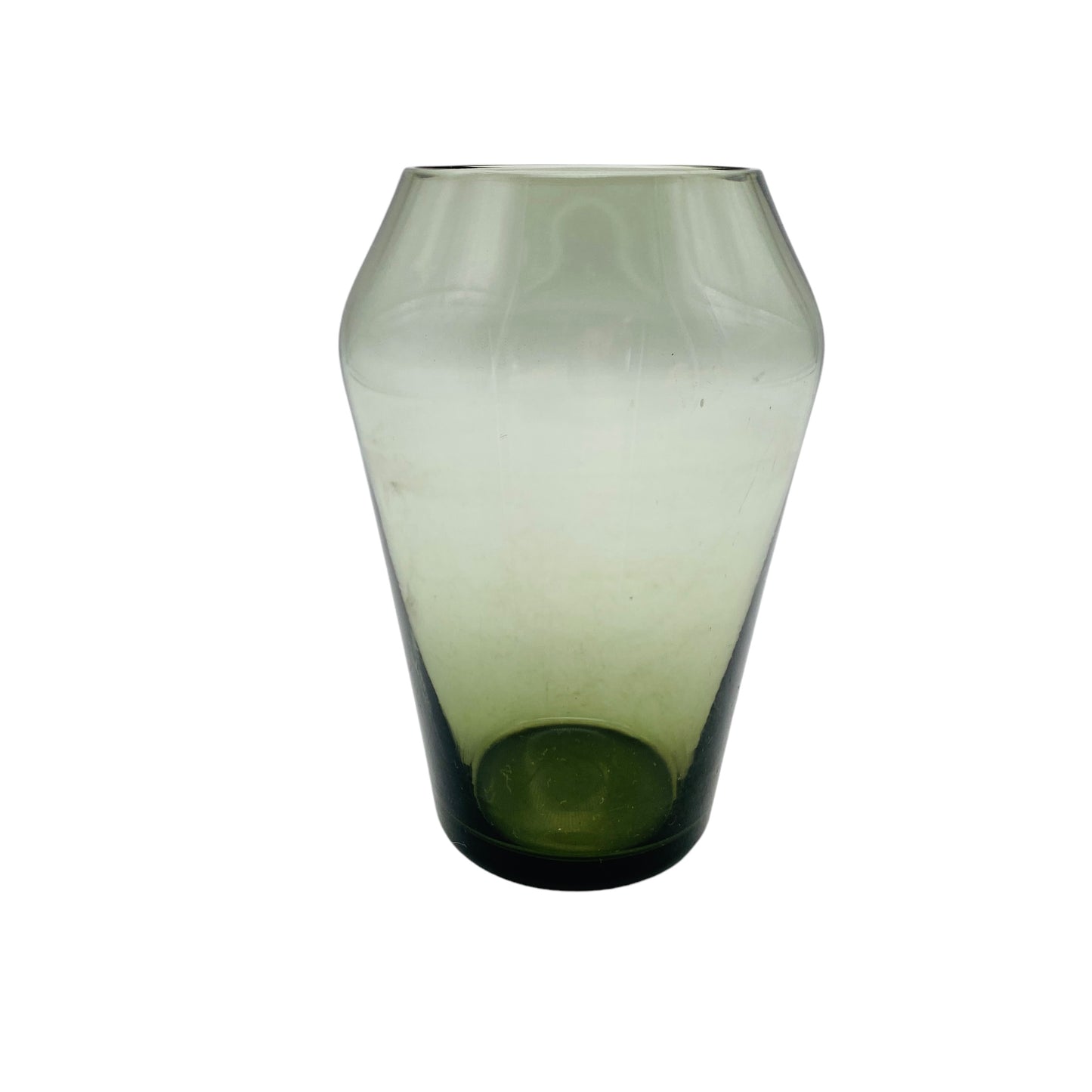 Rauchglas Vase Blumenvase Mid Century 50er 60er Dekoration