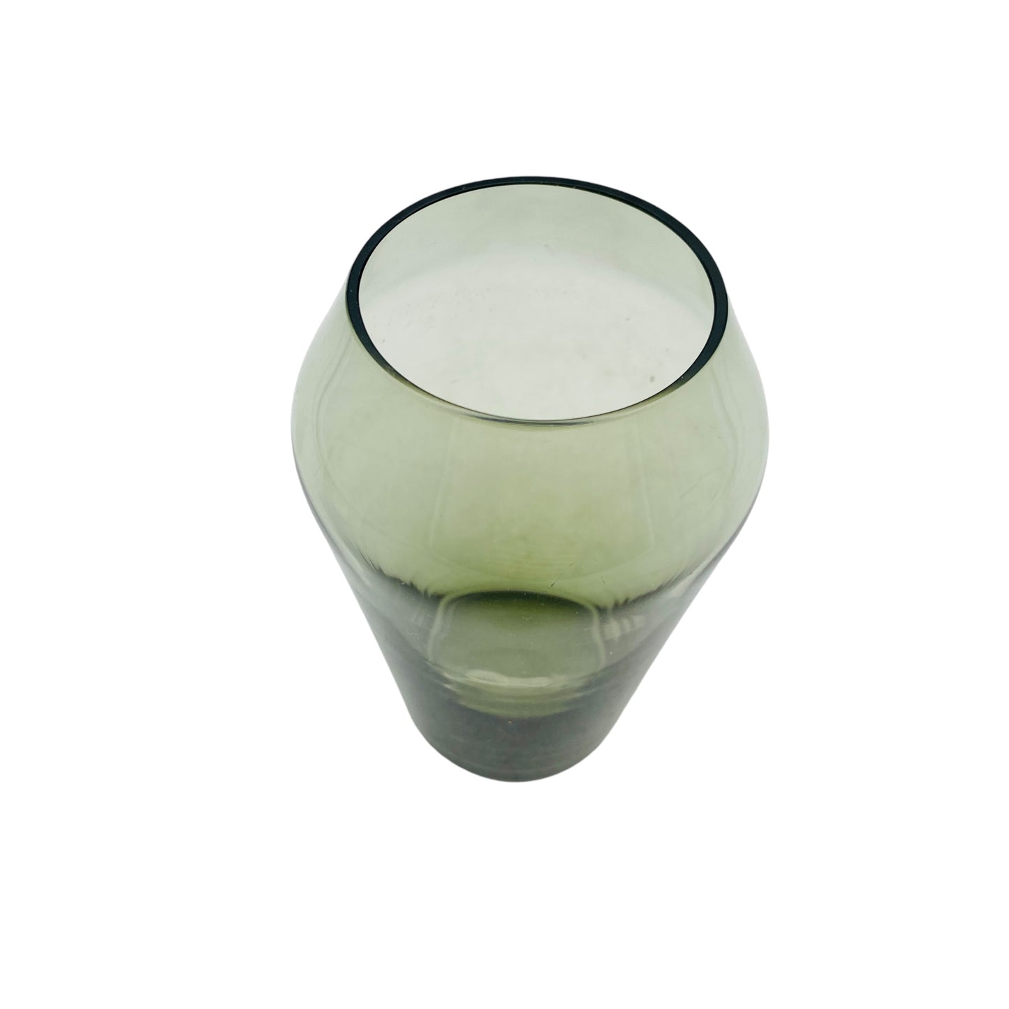 Rauchglas Vase Blumenvase Mid Century 50er 60er Dekoration