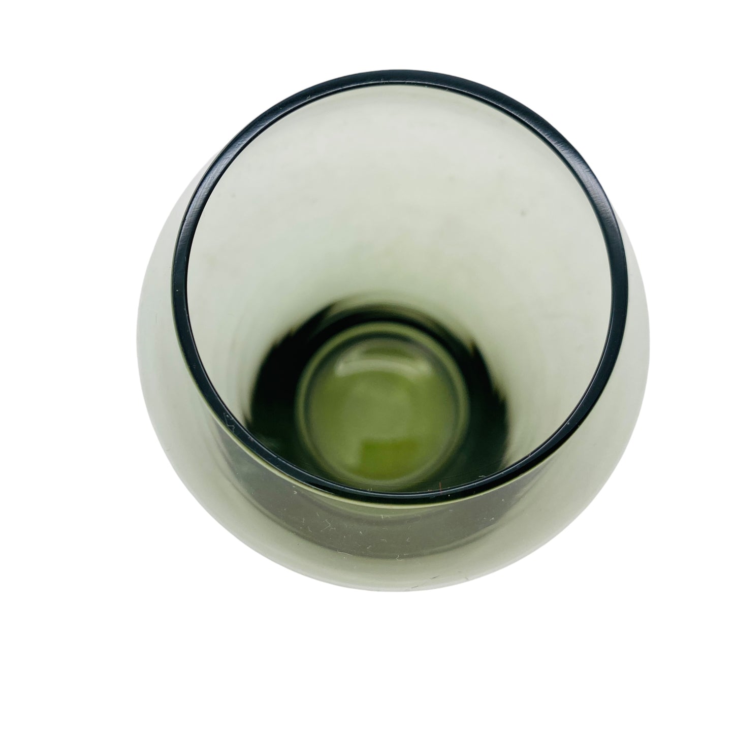 Rauchglas Vase Blumenvase Mid Century 50er 60er Dekoration