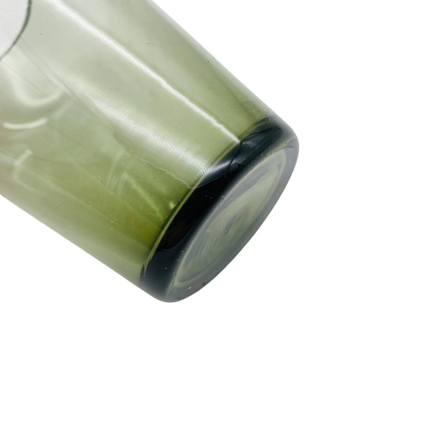 Rauchglas Vase Blumenvase Mid Century 50er 60er Dekoration
