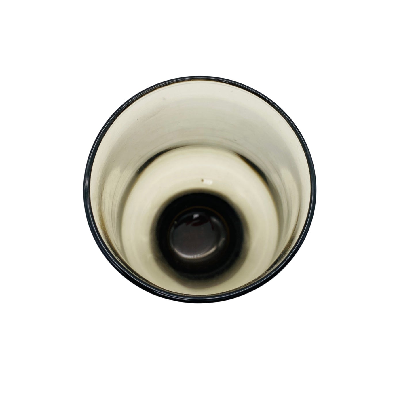 Rauchglas Vase Vintage 70er Jahre Blumenvase