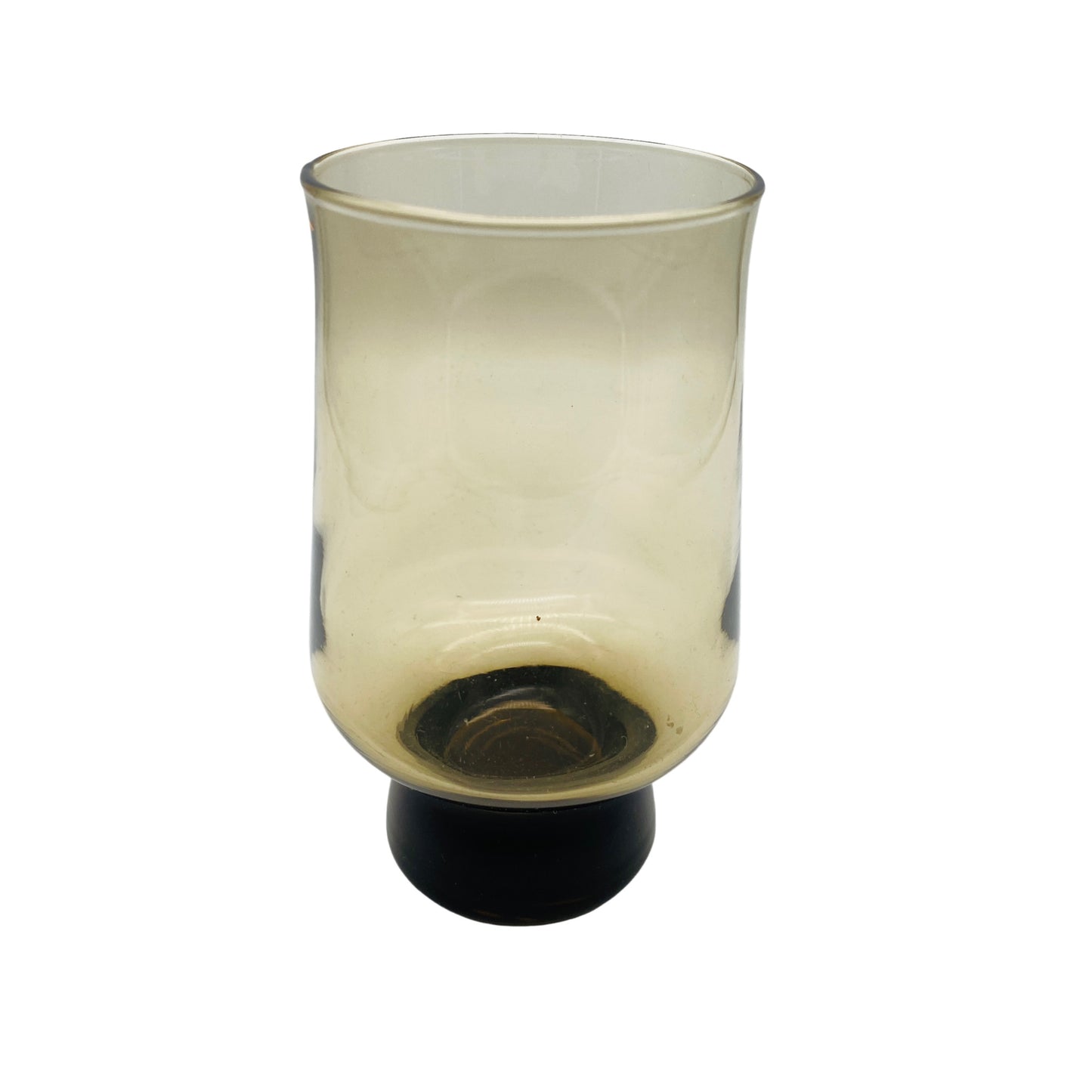 Rauchglas Vase Vintage 70er Jahre Blumenvase