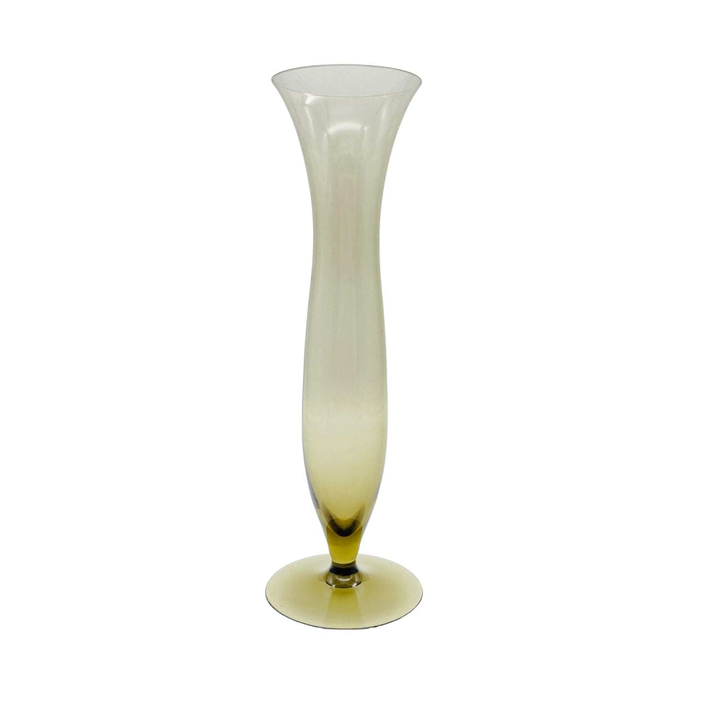Rauchglasvase Trichtervase 50er 60er Mid Century Vintage