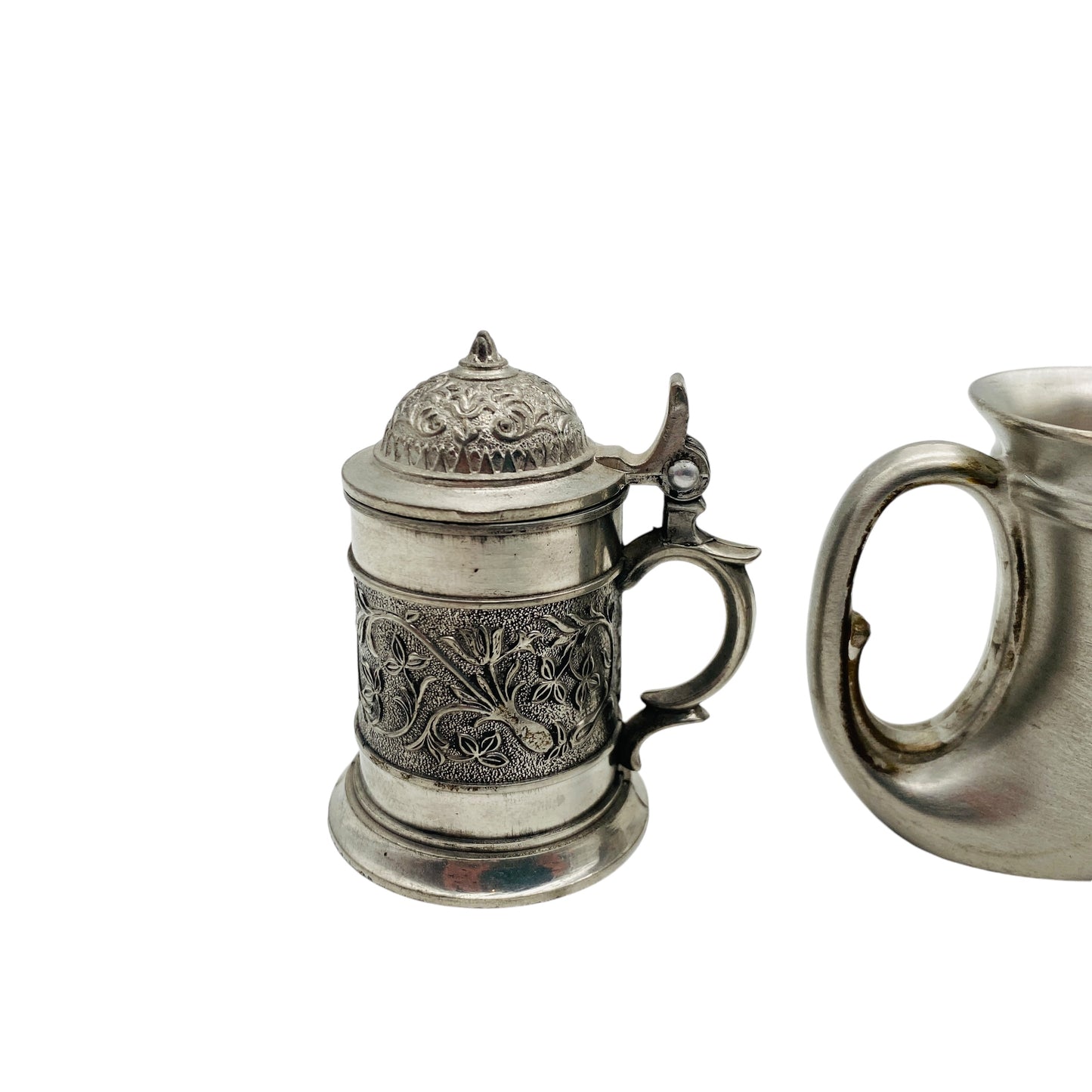 Rein Zinn Schnapsbecher Sammlung 6 Stück Becher 60er 70er 80er Jahre