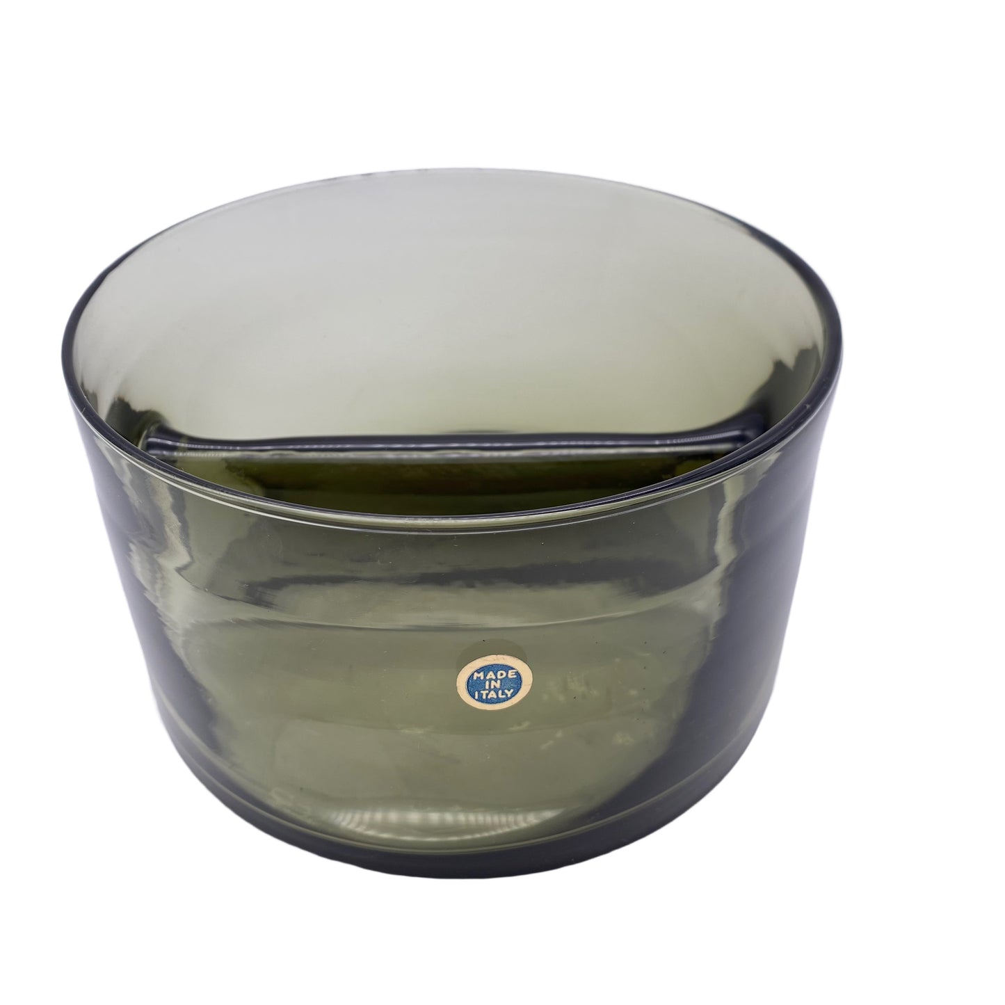 Schale Rauchglas Glas Vintage 60er 70er Jahre Italien