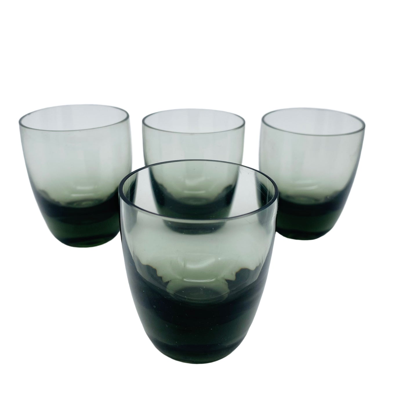 Schnapsgläser Mid Century Rauchglas 4er Set 50er 60er Jahre Glas