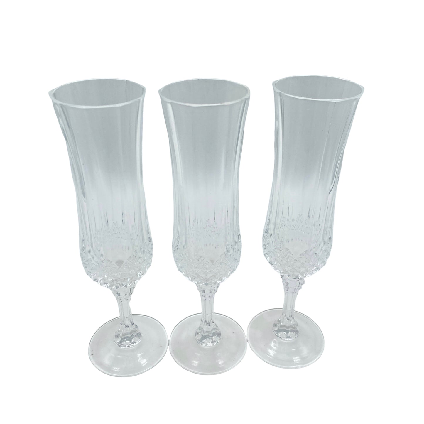 Sektgläser beschliffen Vintage Set Gläser Glas