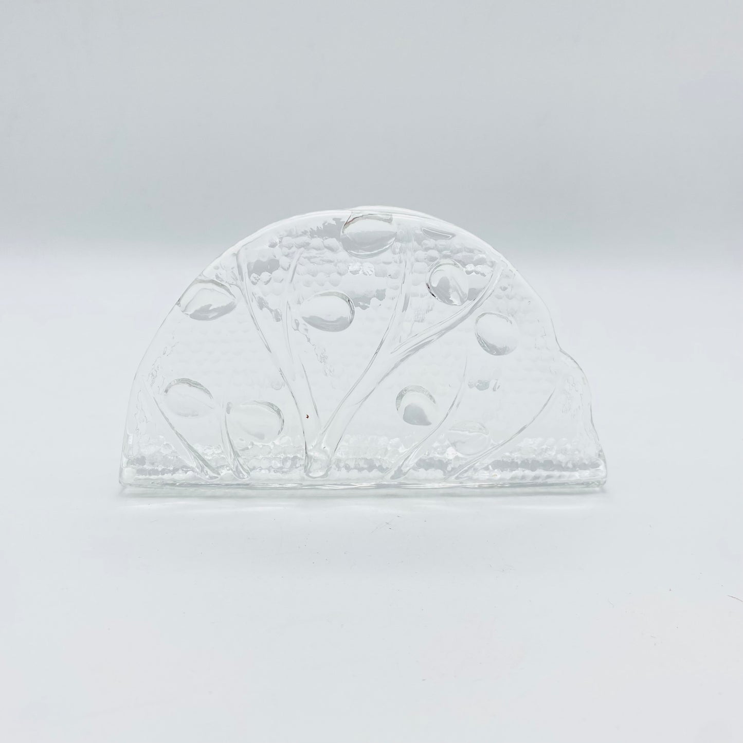 Serviettenhalter Glas 60er 70er Jahre Vintage Dekor Baum