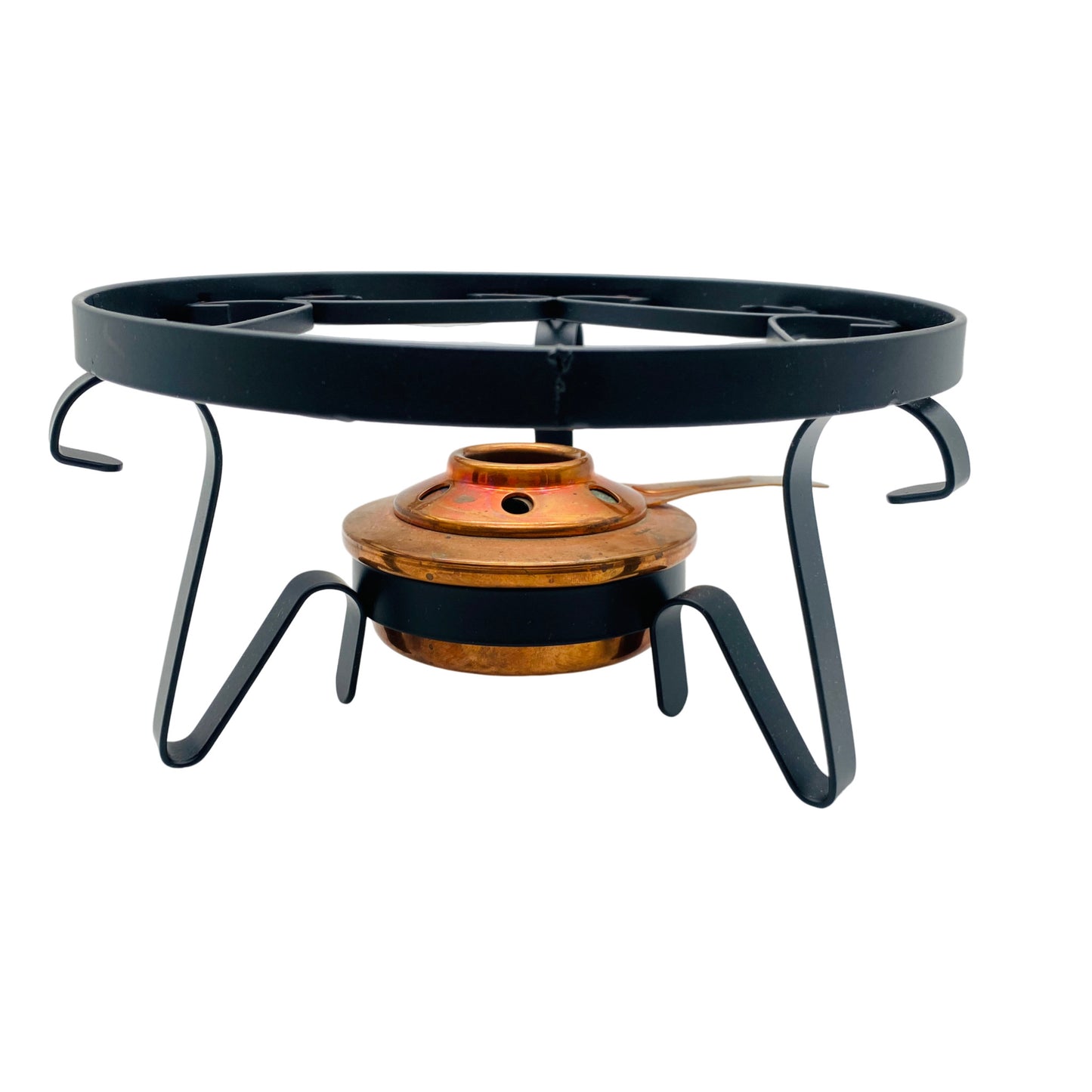 Stövchen Rechaud Metall Kupfer Brenner Vintage 60er 70er