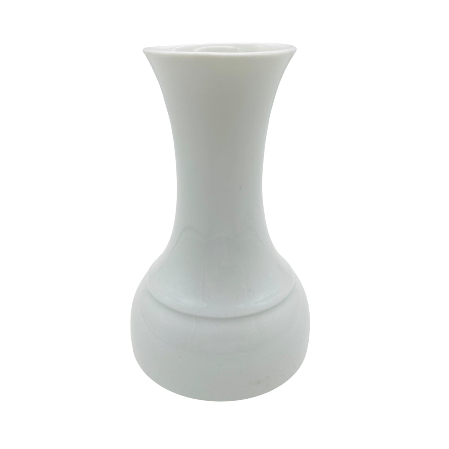 Thomas Porzellan Vase weiß glänzend 70er 80er 90er Jahre Blumenvase