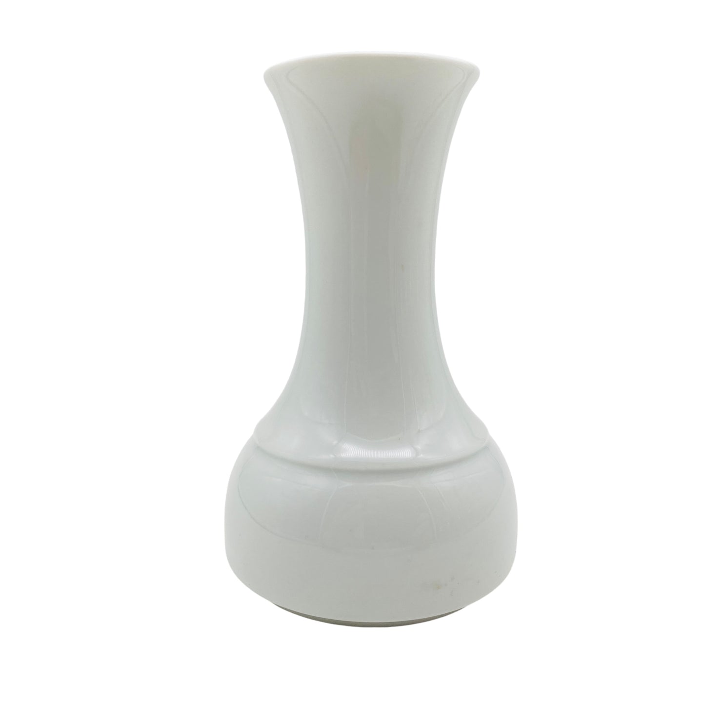 Thomas Porzellan Vase weiß glänzend 70er 80er 90er Jahre Blumenvase