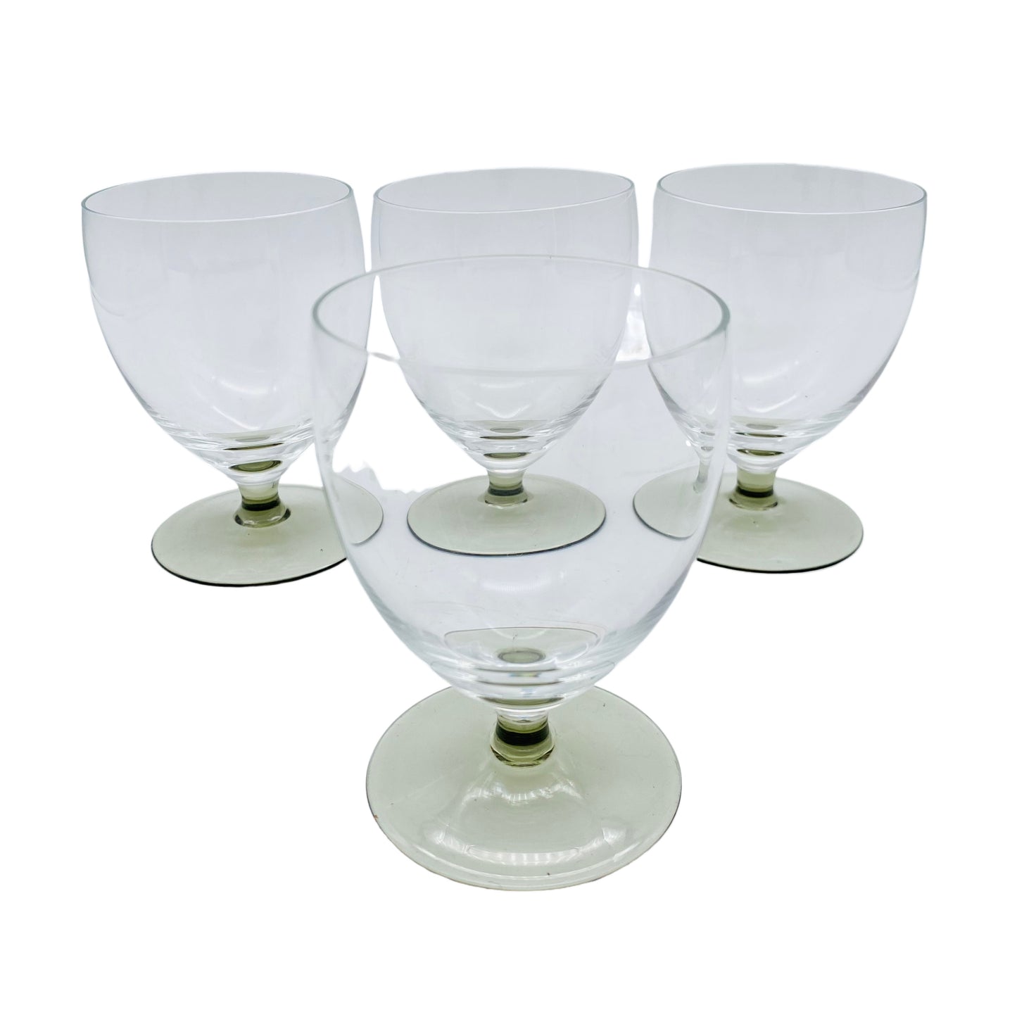 Trinkgläser Gläser 4er Set Rauchglas Mid Century 60er 70er Jahre
