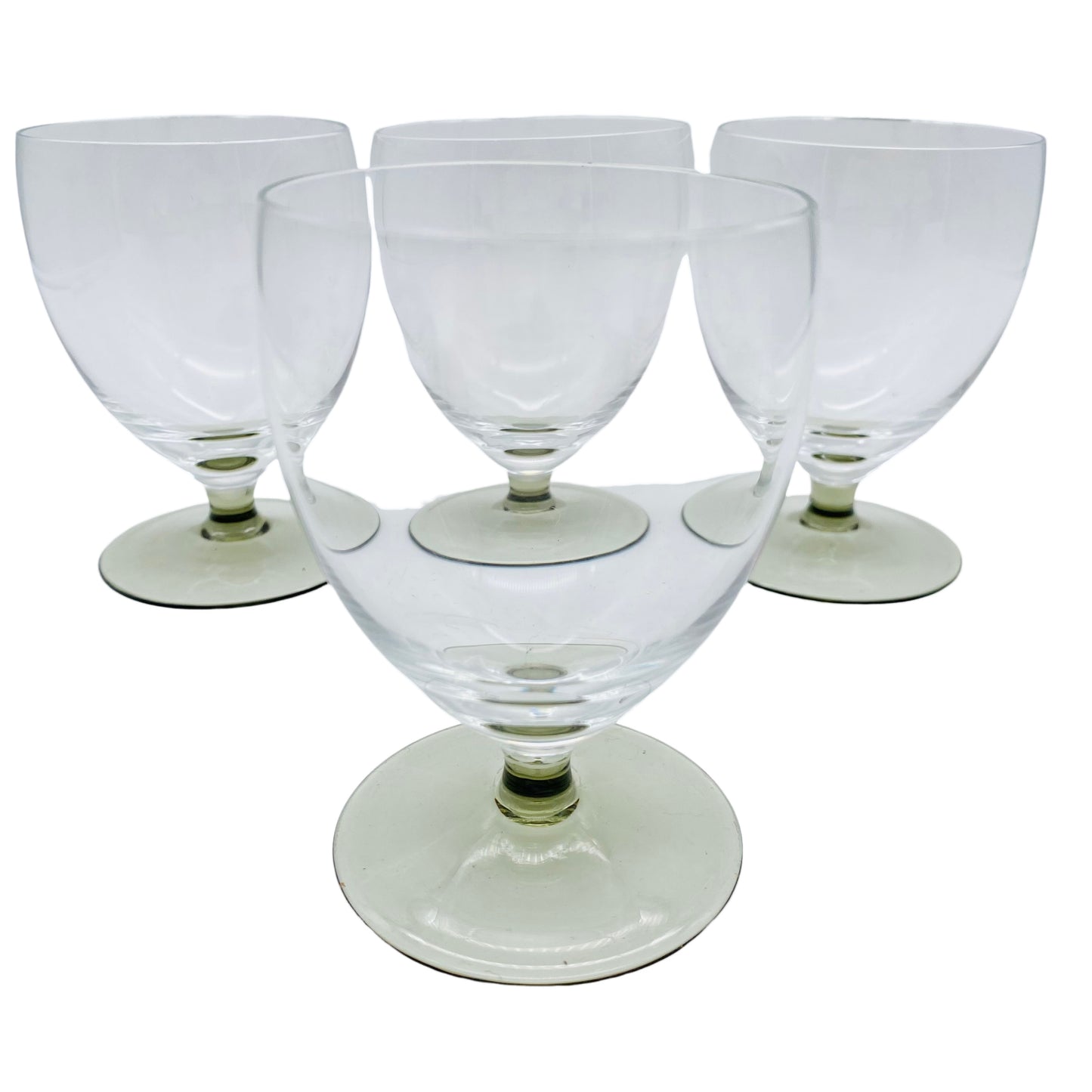 Trinkgläser Gläser 4er Set Rauchglas Mid Century 60er 70er Jahre