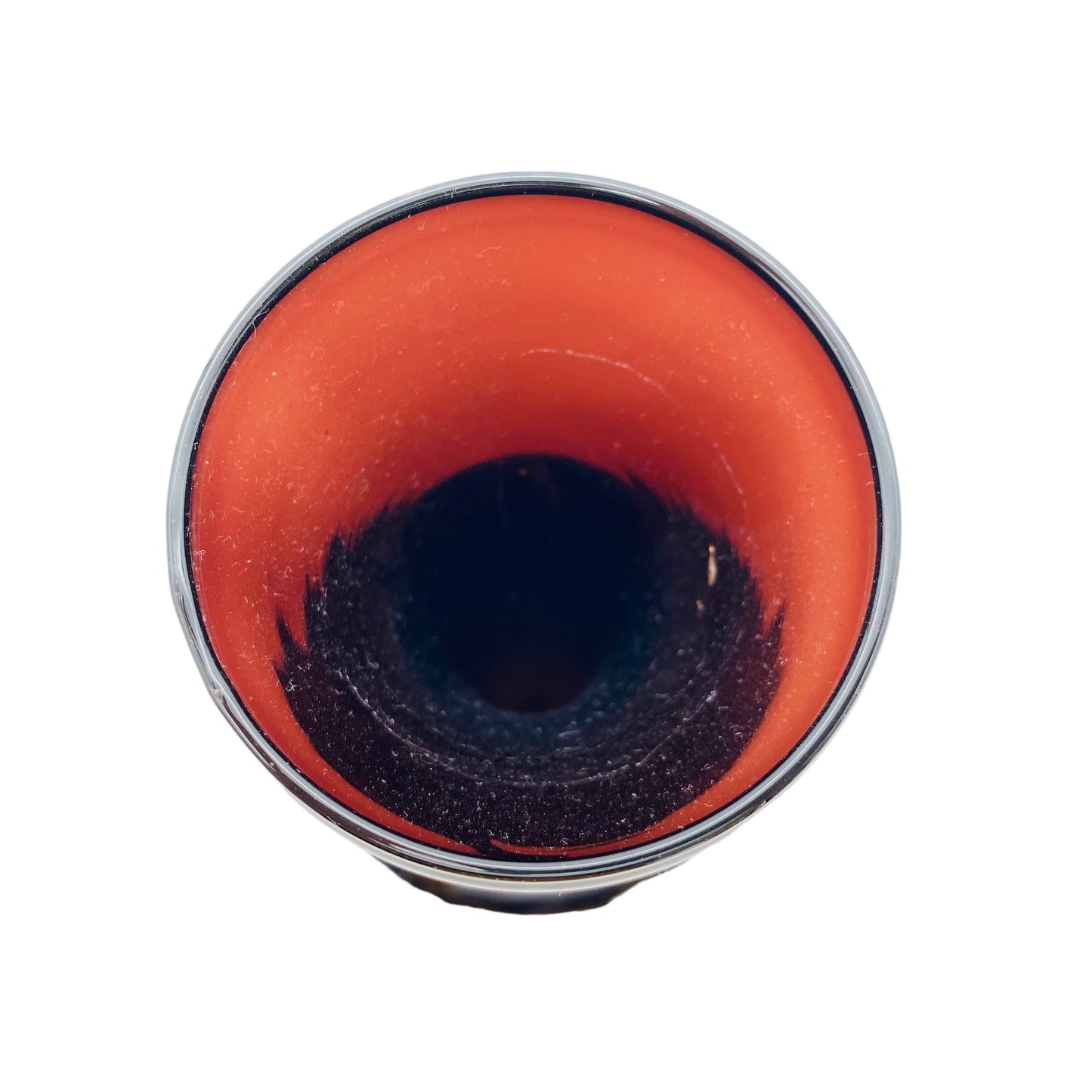 Vase lila 60er 70er Jahre Vintage Mid Century Glas