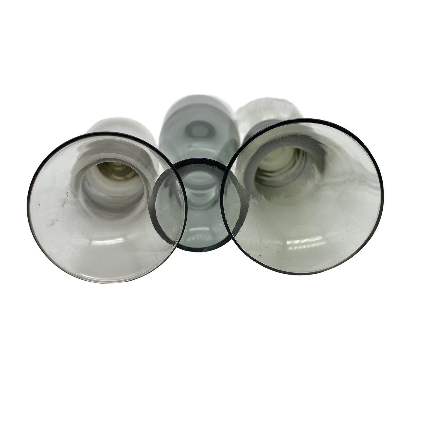 Vasen Konvolut Rauchglas Mid Century 50er 60er Jahre Glas