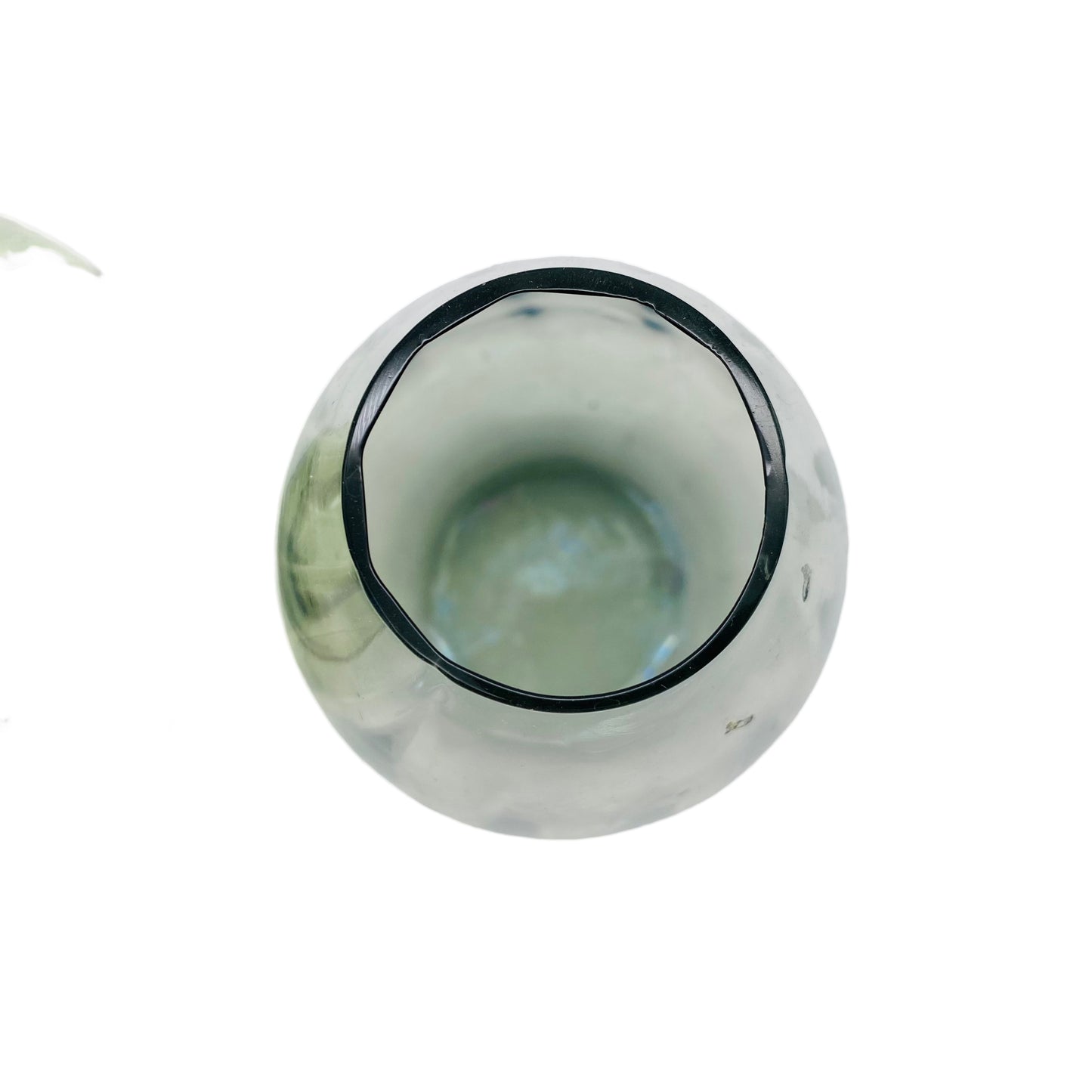 Vasen Konvolut grün Rauchglas 60er 70er Jahre Vintage Glas
