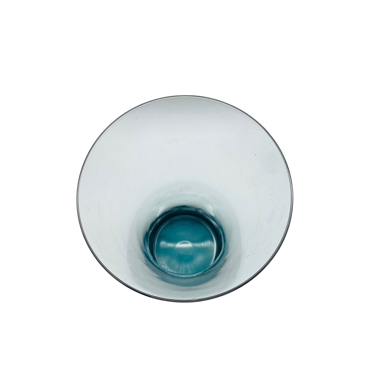 Vase turmalin grün Vintage Mid Century 50er 60er 70er Glas