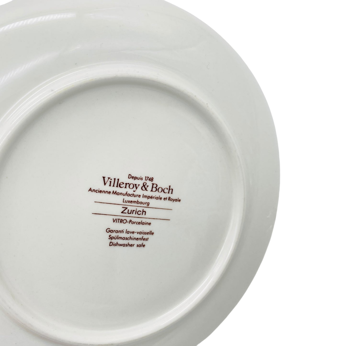 Villeroy & Boch Kaffeetasse Dekor Zürich braun Tasse mit Untertasse 70er 80er