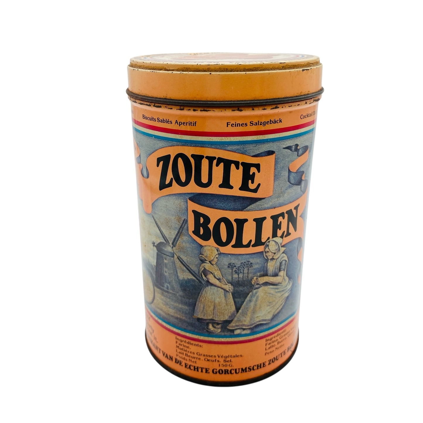 Vintage Blechdose Zoute Bollen Niederlande Metalldose Sammler 60er 70er Jahre