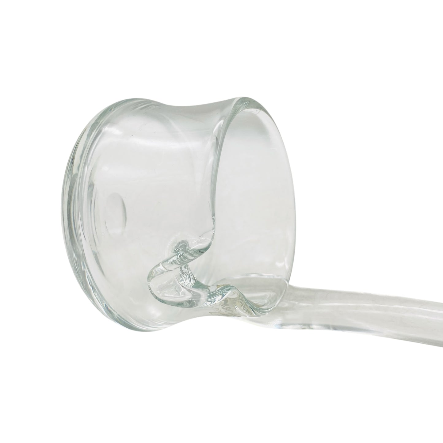 Vintage Bowleschöpfer Kelle aus Glas Glaskelle 60er 70er Jahre Bowle
