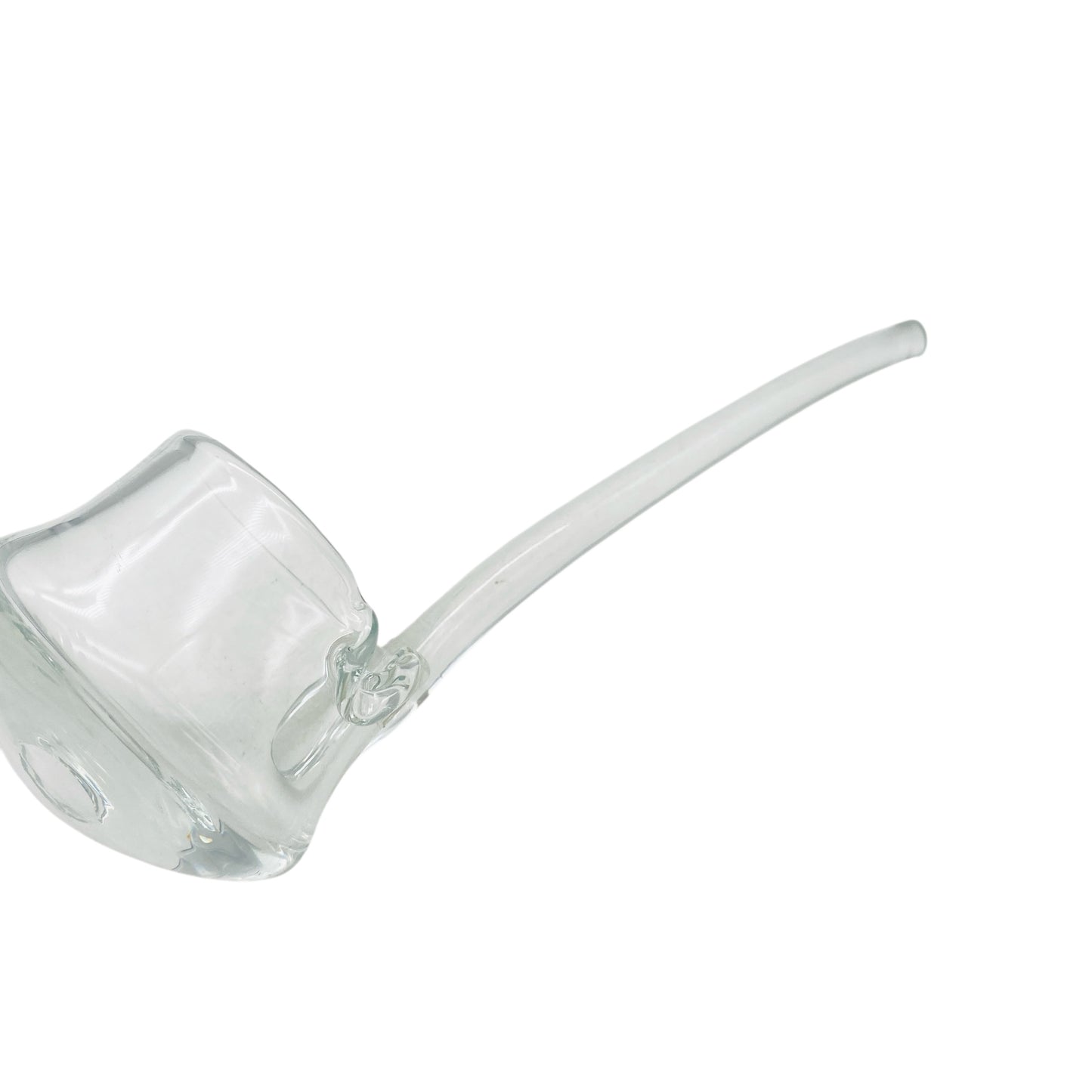 Vintage Bowleschöpfer Kelle aus Glas Glaskelle 60er 70er Jahre Bowle