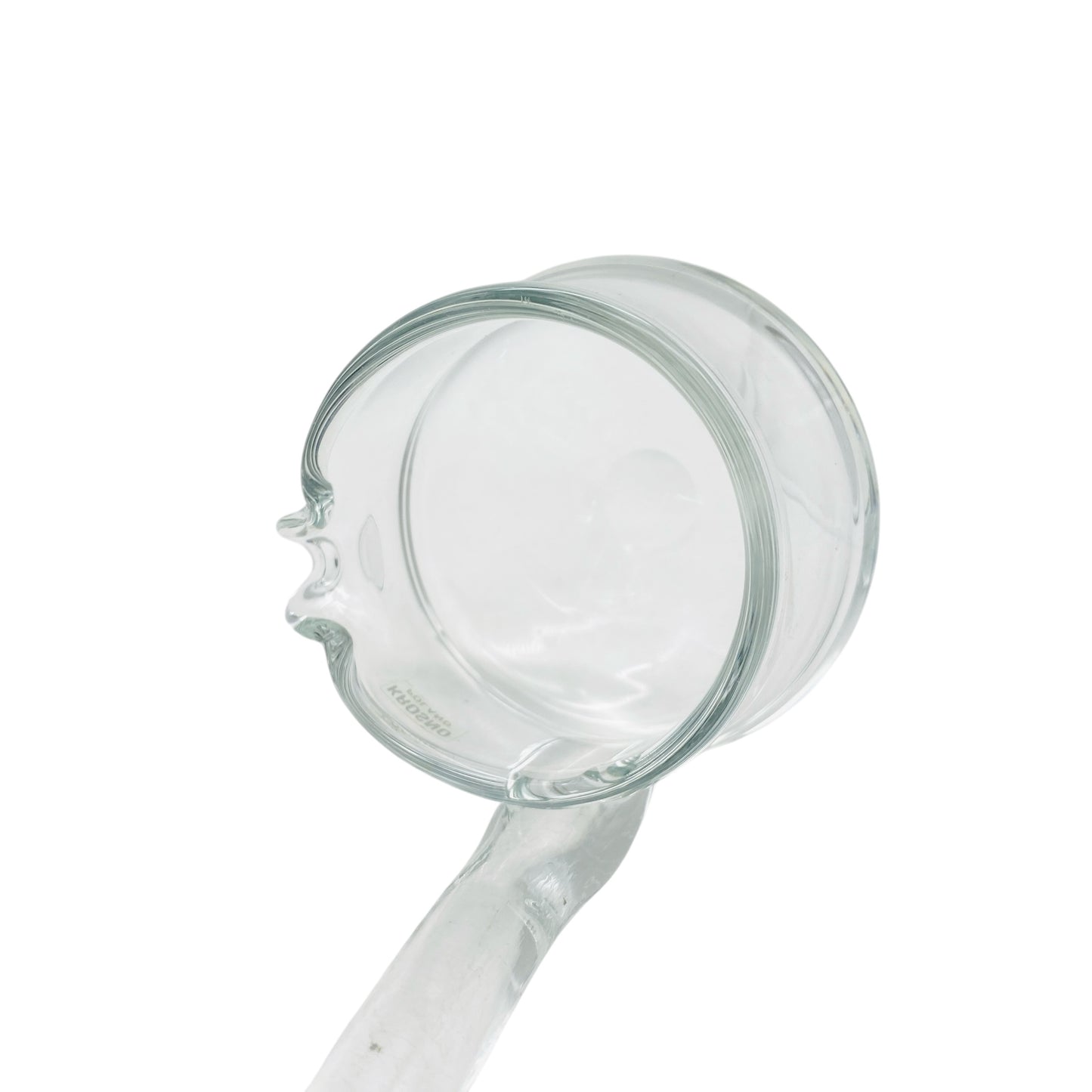Vintage Bowleschöpfer Kelle aus Glas Glaskelle 60er 70er Jahre Bowle