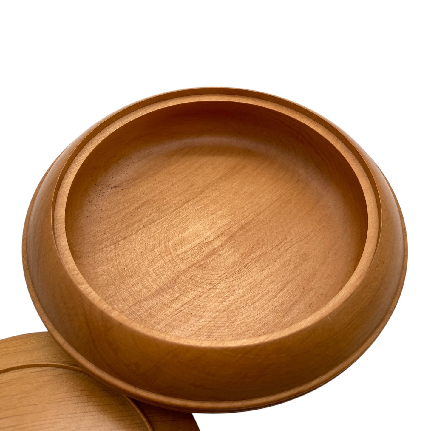 Vintage Deckeldose Holz gedrechselt 60er 70er Jhre Dekoration Dose