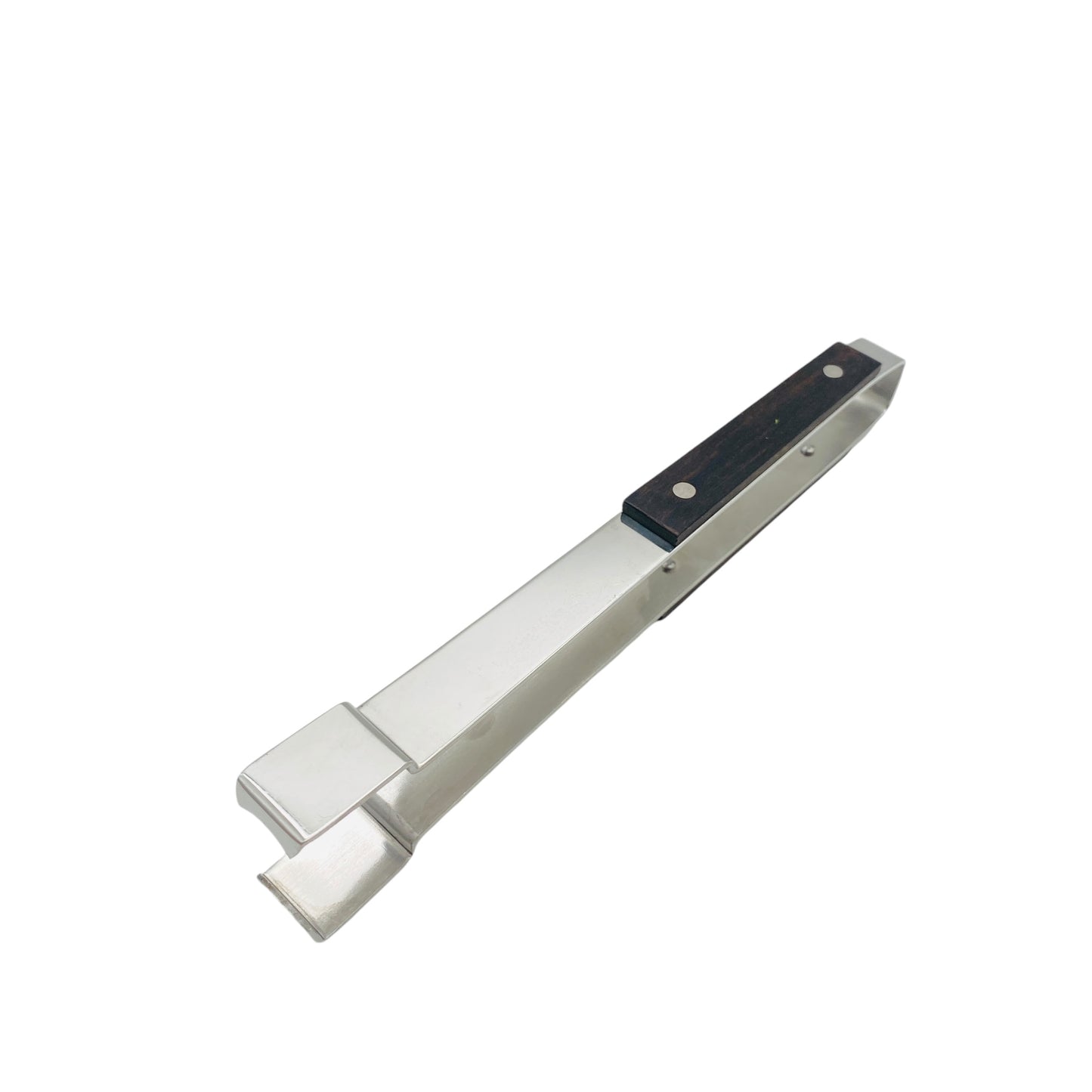 Grasoli Vintage Eiswürfelzange Bar Barzubehör Barbesteck Holz Edelstahl 70er Jahre