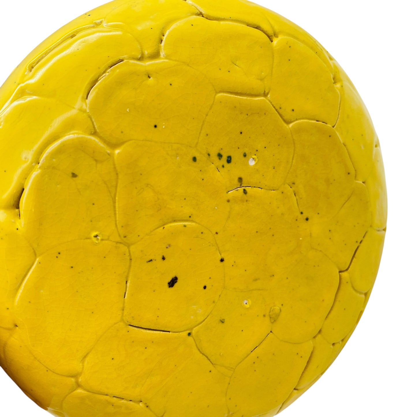 Vintage Keramikschale gelb 60er 70er Jahre Obstschale Keramik Schale