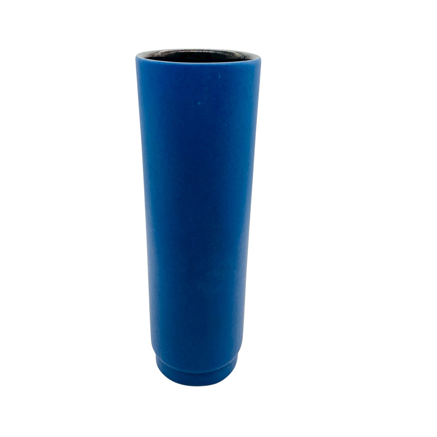 Vintage Keramikvase Nr 6/25 blau matt 60er 70er Jahre Dekoration Mid Century