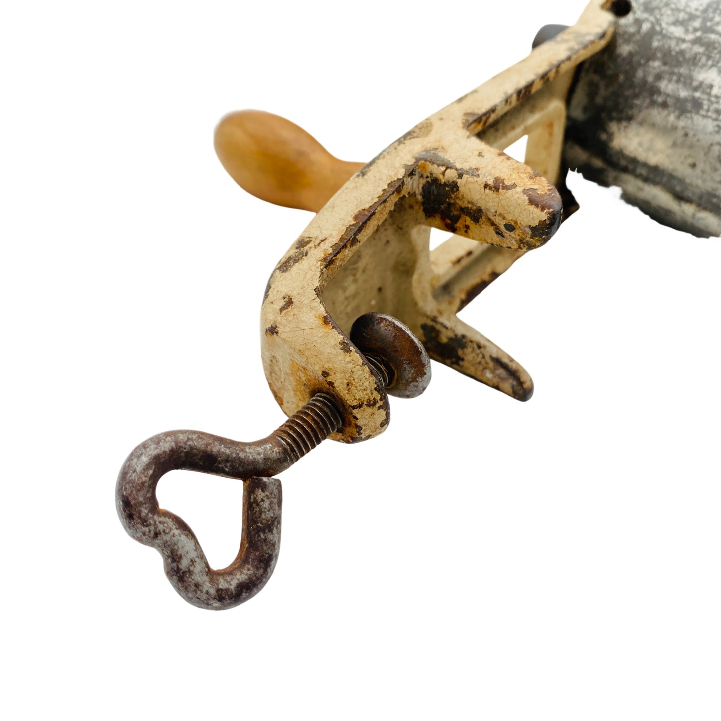 Vintage Mandelreibe Nussreibe Eisen Metall 40er 50er Jahre