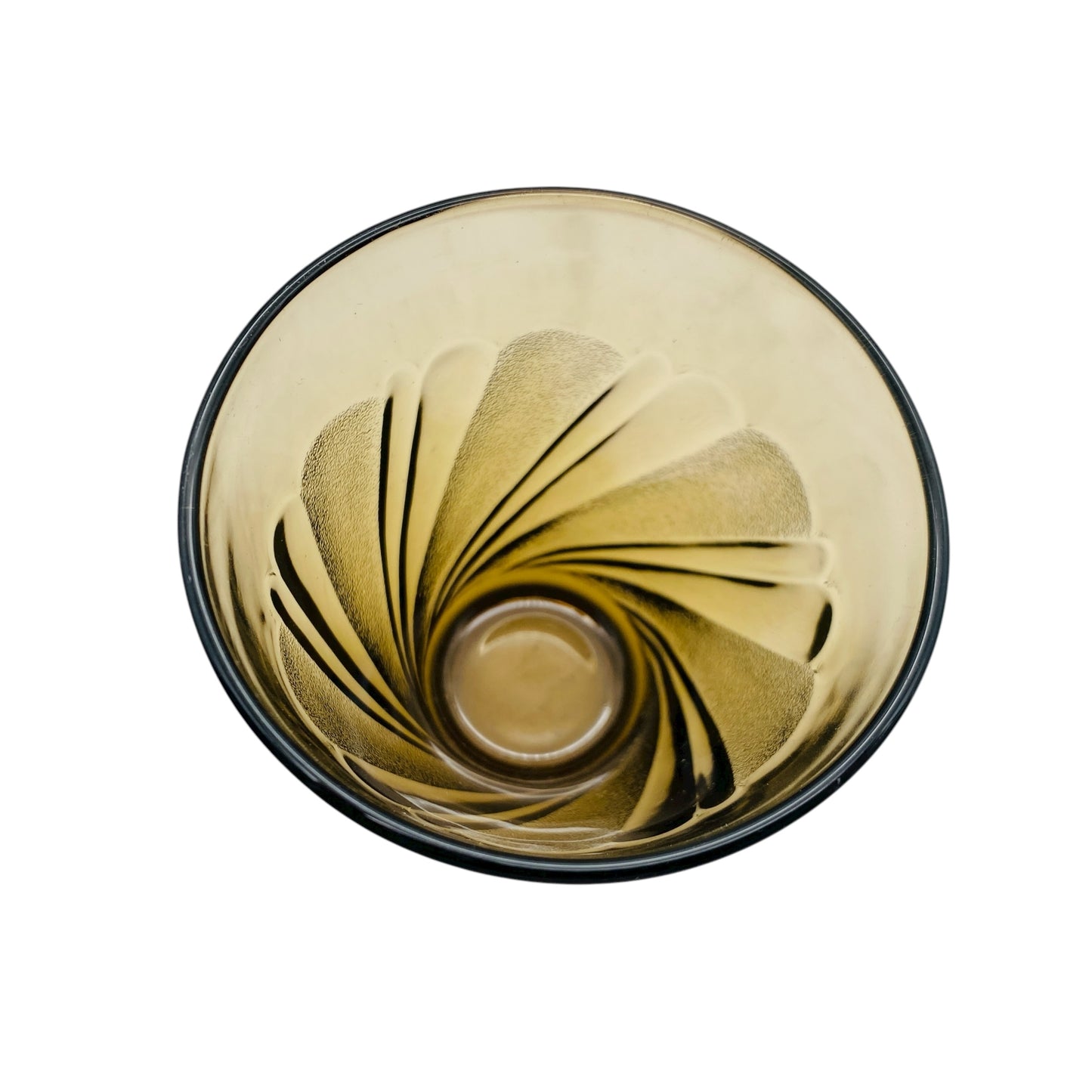 Vintage Rauchglas Gläser Set 70er Jahre Wassergläser H 7,5 cm Glas