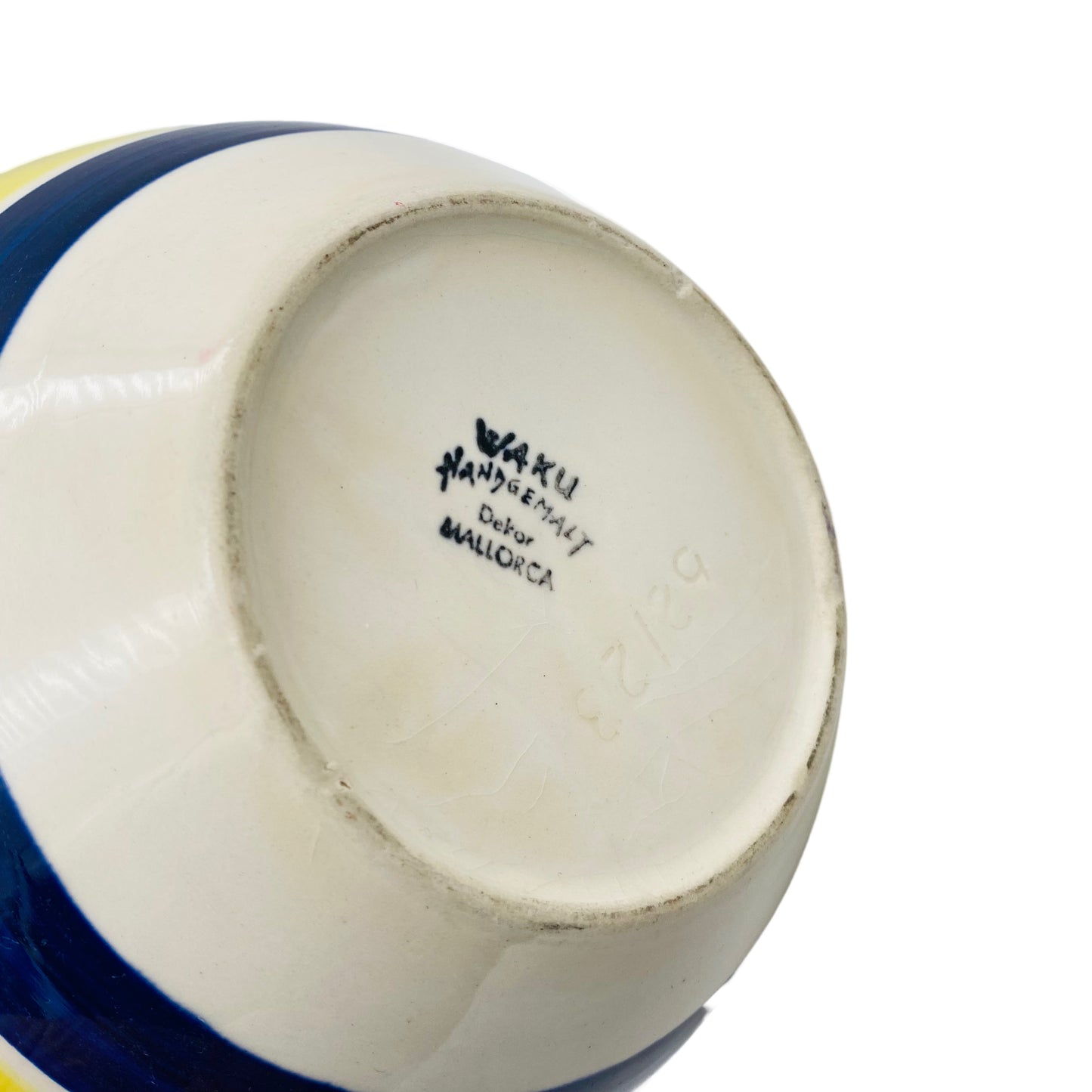 WAKU Keramik Schüssel Schale Mid Century Dekor Mallorca 50er Jahre